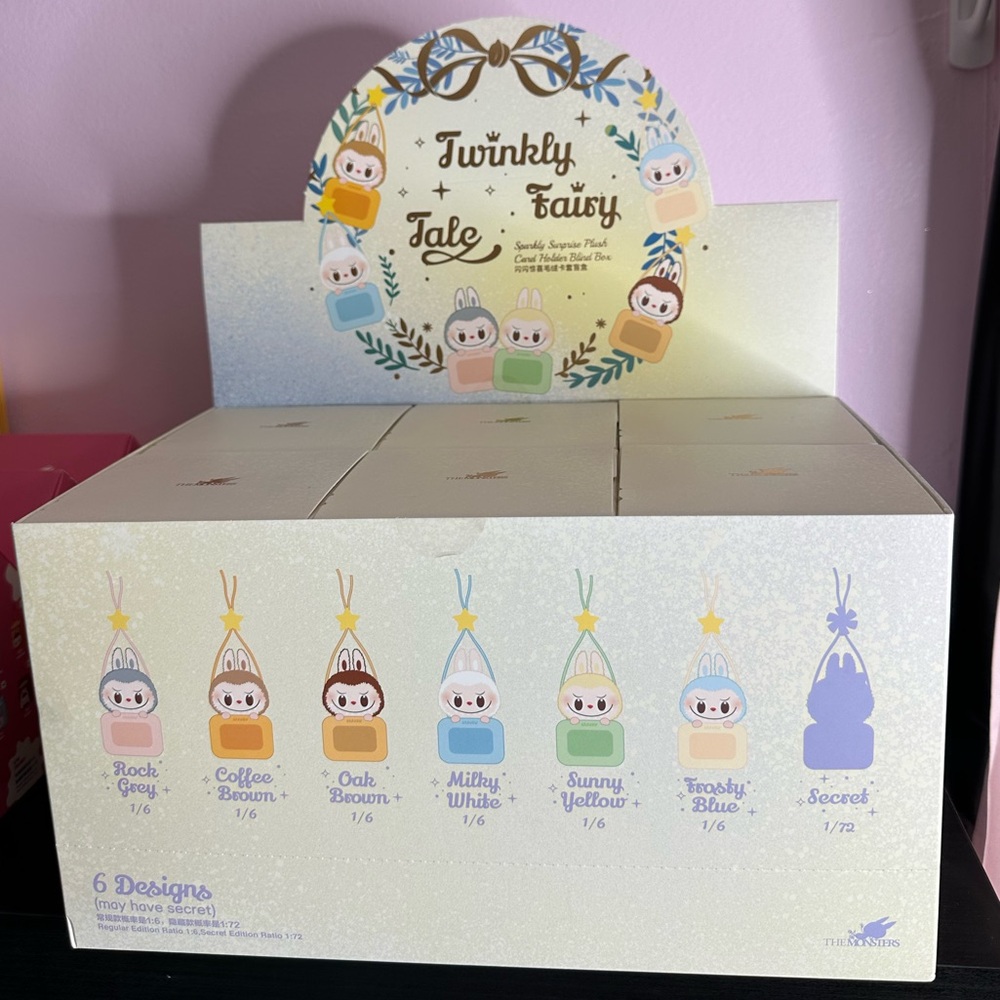 Labubu The Monsters Twinkly Fairy Tale Plush Card Holder Pop Land Exclusive - Picture 10 of 15